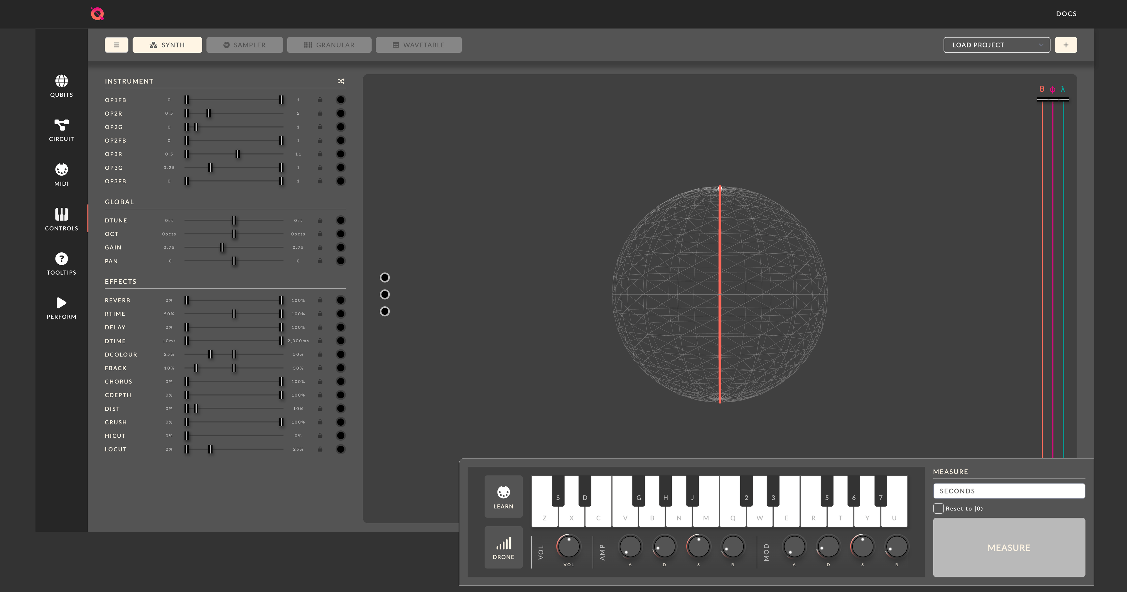 Actias Quantum Synth | Synth View