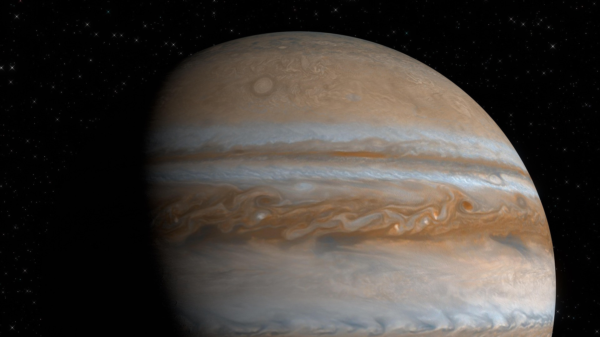 Stripes upon the surface of Jupiter