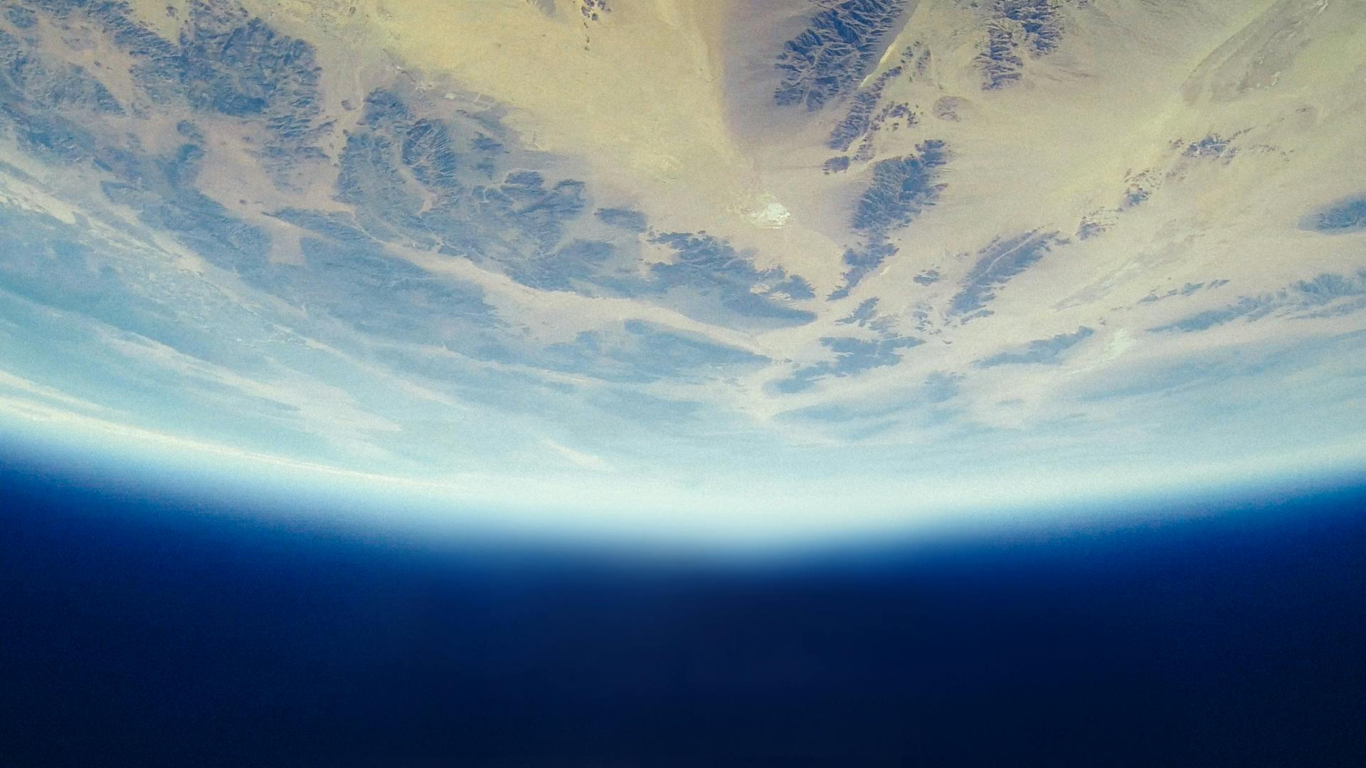 The edge of Earth as seen from the Space Station